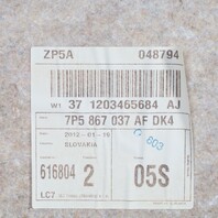 2011-2018 Porsche Cayenne 958 Left Trunk Quarter Trim Panel Black OEM Used