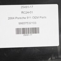 2002-2004 Porsche 911 Left Radiator Air Intake Duct 99657532103 OEM