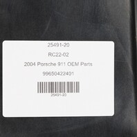 2002-2004 Porsche 911 996 Right Front Fender Liner Front Half OEM