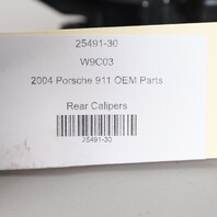 1999-2012 Porsche 911 996 Rear Brake Calipers Brembo Set Pair Black OEM