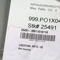 2002-2008 Porsche 911 Bell Housing Intermediate Plate 99611610110 OEM