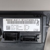 2007-2009 BMW 128i 135i 328i 335i M3 Climate Control Panel 64119147299 OEM