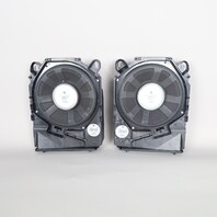2008-2013 BMW 328i 335i M3 X1 Floor Speaker Subwoofer Set Pair 65139143143 OEM