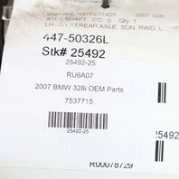 2008-2013 BMW 128i 328i Left Rear Axle Shaft CV Joint 33217537715 OEM