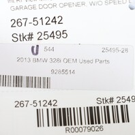 2013 BMW 328i 335i Active 3 Inside Rear View Mirror 51169285514 OEM Used