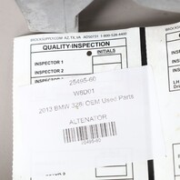 2012-2018 BMW 320i 328i 428i 528i X3 Z4 xDrive Alternator 12317605478 OEM Used