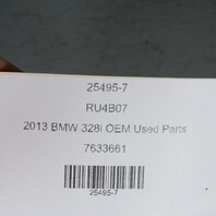 2012-2016 BMW 328i 2.0 RWD Automatic Rear Drive Shaft 26107633661 OEM