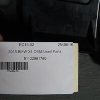 2013-2015 BMW X1 Right Rear Outer Bumper Bracket 51122991780 OEM Used