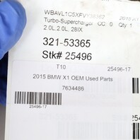 BMW 228i 320i 328i 428i 528i X1 X3 N20 Turbo Turbocharger 11657642469 OEM