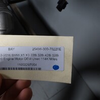 2012-2016 BMW X1 X3 228i 328i 428i 528i N20 Engine Motor OEM Used 114K Miles