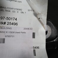 2007-2013 BMW 328i 335i 2012-2015 BMW X1 Fuel Gas Tank 16117294608 OEM Used