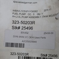 2008-2013 BMW 128i 135i 328i 335i X1 Right Fuel Pump Sending Unit OEM