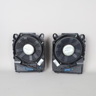 2008-2013 BMW 328i 335i M3 X1 Floor Speaker Subwoofer Pair 65139143143 OEM Used
