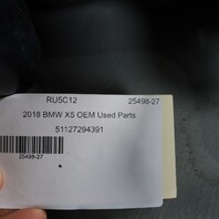 2014-2018 BMW X5 Rear Bumper Support Bracket Center / Sides 51127294391 OEM Used