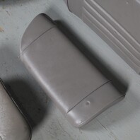 02-04 Porsche 911 996 Convertible Rear Seat Set Upper Lower Graphite Grey OEM