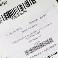 2002-2004 Porsche 911 996 3.6 Engine Motor 81K Miles New IMS OEM