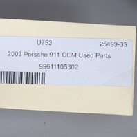 2002-2004 Porsche 911 996 Left Exhaust Muffler Tip 99611105302 OEM Used