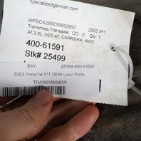 2002-2004 Porsche 911 996 C4 C4S Transmission Automatic AWD OEM Used