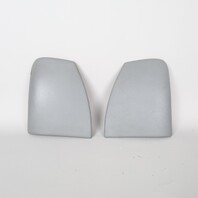 1999-2004 Porsche 911 Boxster Console Trim Pair Graphite Grey Leather OEM