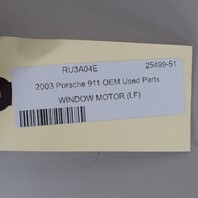 1999-2004 Porsche 911 996 Convertible Left Door Window Motor OEM 99662410104