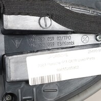 2002-2004 Porsche 911 996 Speedometer Cover Trim Leather Graphite Grey OEM Used