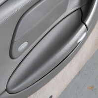 1999-2004 Porsche 911 996 Left Door Panel Leather Graphite Grey OEM