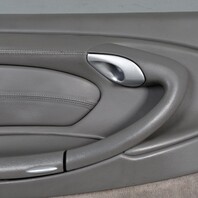 1999-2004 Porsche 911 996 Left Door Panel Leather Graphite Grey OEM