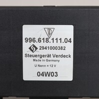 2002-2004 Porsche 911 996 Convertible Top Module 99661811104 OEM Used