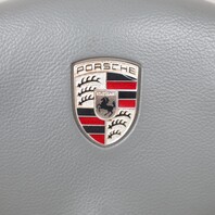 2000-2004 Porsche 911 Boxster 3 Spoke Steering Wheel Airbag Grey OEM Used