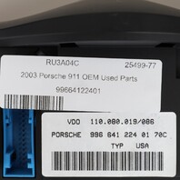 2002-2004 Porsche 911 996 Speedometer Instrument Cluster Automatic OEM Used