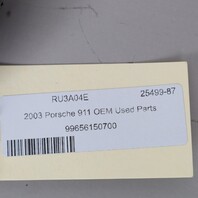 1999-2005 Porsche 911 996 Convertible Left Driver Sun Visor Grey OEM