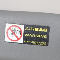 1999-2005 Porsche 911 996 Convertible Left Driver Sun Visor Grey OEM