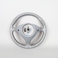 99-04 Porsche 911 Boxster Steering Wheel 3 Spoke Auto Grey OEM Used