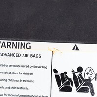 2009-2015 BMW 740i 750i Sun Visor Set Black Alcantara 51168047063 OEM Used