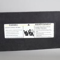 2009-2015 BMW 740i 750i Sun Visor Set Black Alcantara 51168047063 OEM Used