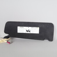 2009-2015 BMW 740i 750i Sun Visor Set Black Alcantara 51168047063 OEM Used