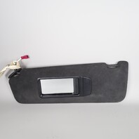 2009-2015 BMW 740i 750i Sun Visor Set Black Alcantara 51168047063 OEM Used