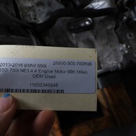 2013-2016 BMW 550i 650i 750i N63 4.4 Engine Motor 99K Miles OEM