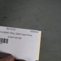 2009-2015 BMW 740i 750i Left Hood Latch Support Bracket 51647184159 OEM