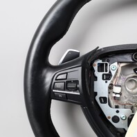 BMW 528i 535i 550i 640i 750i Steering Wheel M-Sport Paddle Shift 32337851401 OEM Used