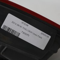 2013-2015 BMW 740i 750i Right Tail Light 63217300270OEM Used