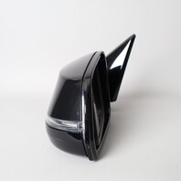 2013-2015 BMW 740i 750i Left Side View Door Mirror Black OEM Used