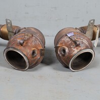 2013-2019 BMW 550i 650i 750i Exhaust Muffler Downpipe Pair 99k Miles OEM Used