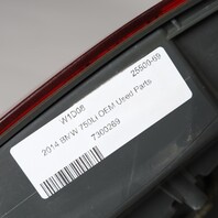 2013-2015 BMW 740i 750i Left Tail Light 63217300269 OEM Used