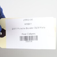 1997-2012 Porsche Boxster Cayman Rear Brake Calipers Brembo Set Black OEM