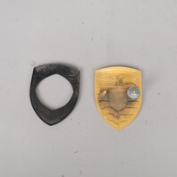 Porsche 911 Boxster Cayenne Hood Emblem Crest Badge 99355921100 OEM Used