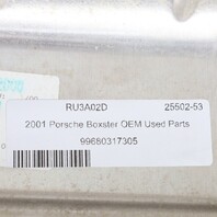 1999-2004 Porsche 911 Boxster Right Dashboard Cover Leather Black OEM Used