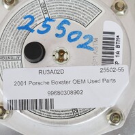 2000-2004 Porsche 911 Boxster 3 Spoke Steering Wheel Airbag Black OEM Used