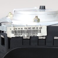 2000-2004 Porsche 911 Boxster 3 Spoke Steering Wheel Airbag Black OEM Used