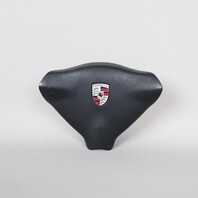 2000-2004 Porsche 911 Boxster 3 Spoke Steering Wheel Airbag Black OEM Used